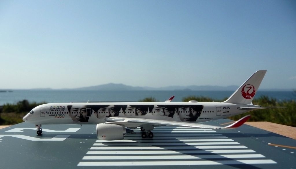 JAL A350-900 「20th ARASHI THANKS JET」JA04XJ 1/400ｽｹｰﾙ