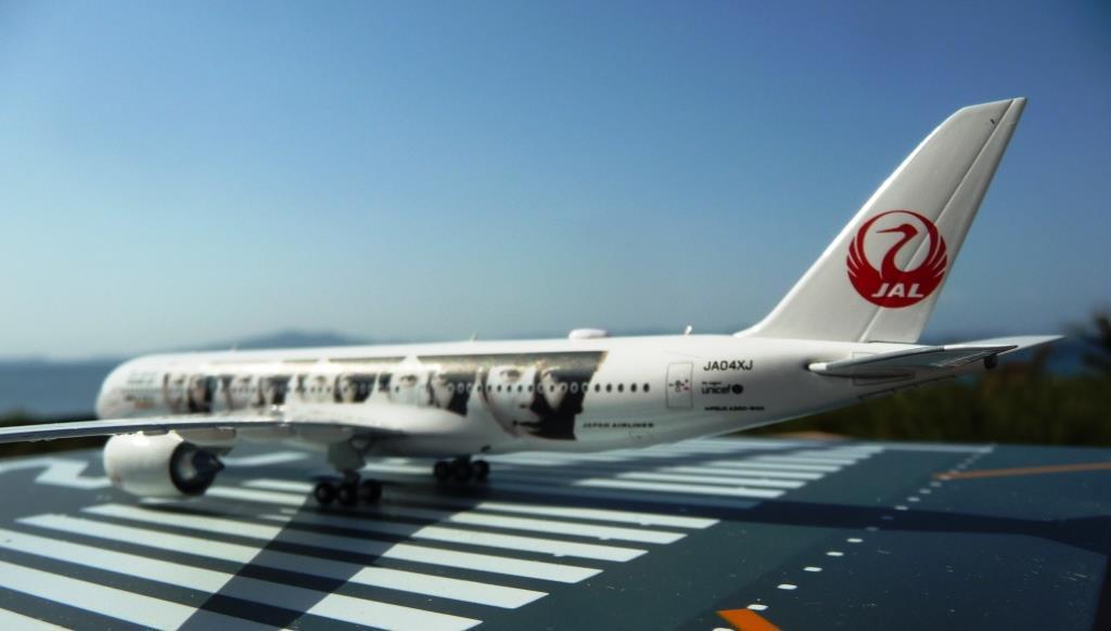 完成品 】 1/144 日本航空 JAL JA04XJ エアバス A350-900 「嵐ジェット