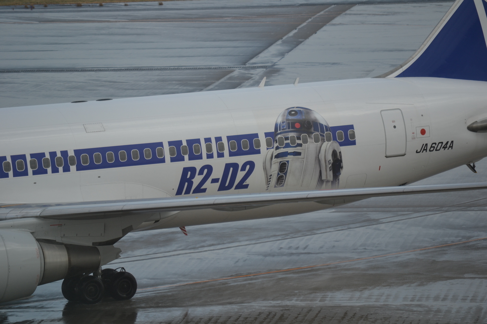 STAR WARS ANA JET』B767-300ER JA604A 遂に退役、離