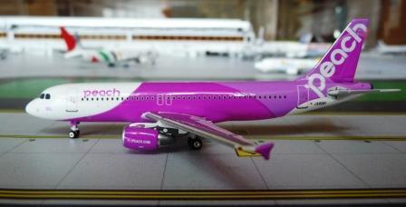 ピーチ（peach）のエアプレーンモデル 1/400ｻｲｽﾞ 初号機