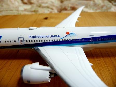ANA 787-9 富士山＆桜が描かれた1/400スケールモデル